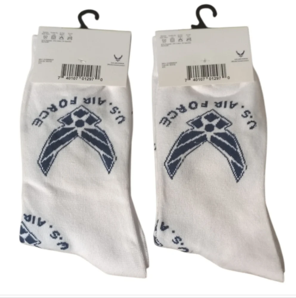 U.S. Air Force Crew Socks 2 Pair Unisex